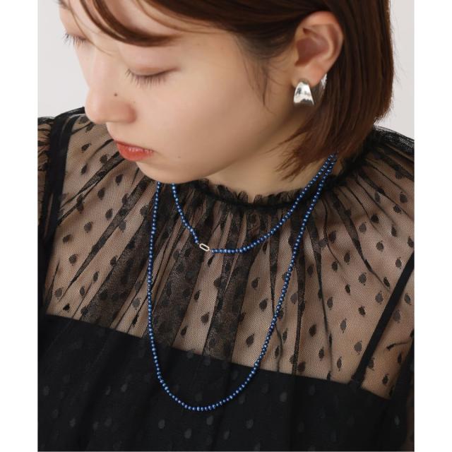 リラバイスピック＆スパン（Lilas by Spick and Span）/インディゴパール3mm60cmネックレス K10_5