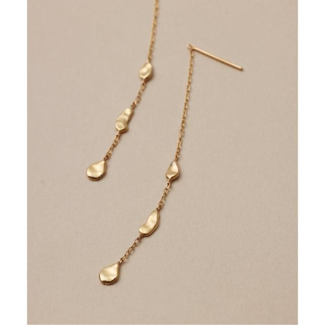 スピックアンドスパン Lilas K10 スクエアアメジストダイヤモチーフ