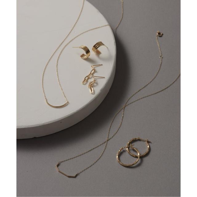 リラバイスピック＆スパン（Lilas by Spick and Span）/ダブルV線フープピアス K10（両耳）_5