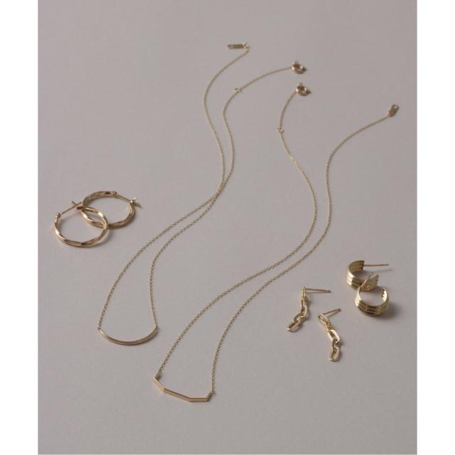 リラバイスピック＆スパン（Lilas by Spick and Span）/ダブルV線フープピアス K10（両耳）_6