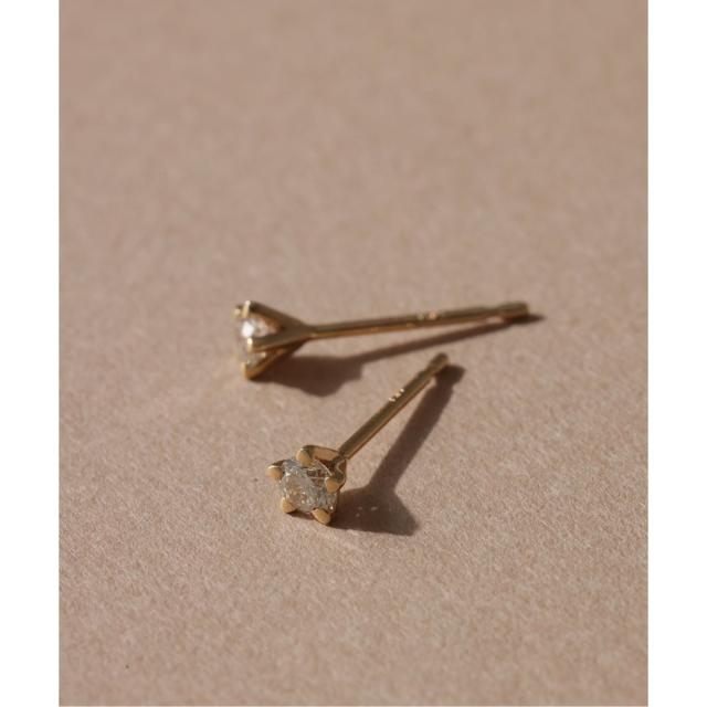 ジュエリーツツミ k18YG ダイヤモンドピアス