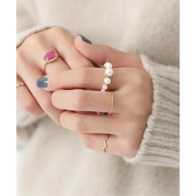 リラバイスピック＆スパン（Lilas by Spick and Span）/グラデーションパールリング K10_7