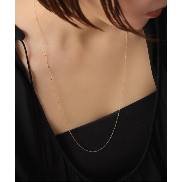 リラバイスピック＆スパン（Lilas by Spick and Span）/グリッターチェーン65cmネックレス K10_1