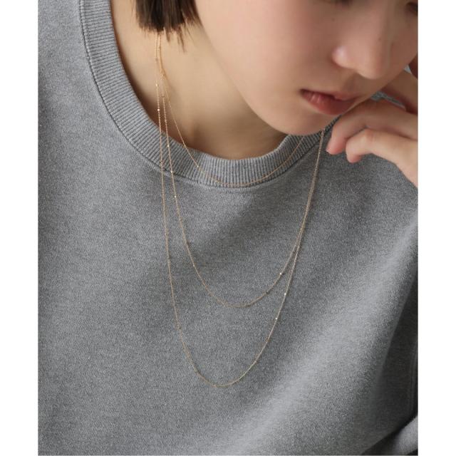 リラバイスピック＆スパン（Lilas by Spick and Span）/グリッターチェーン65cmネックレス K10_3