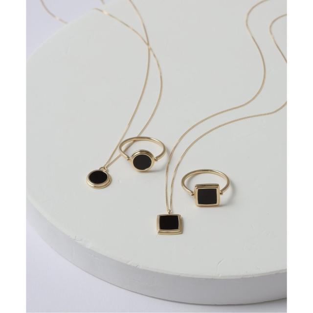 リラバイスピック＆スパン（Lilas by Spick and Span）/《WEB限定》スライスオニキスサークルリング K10_5