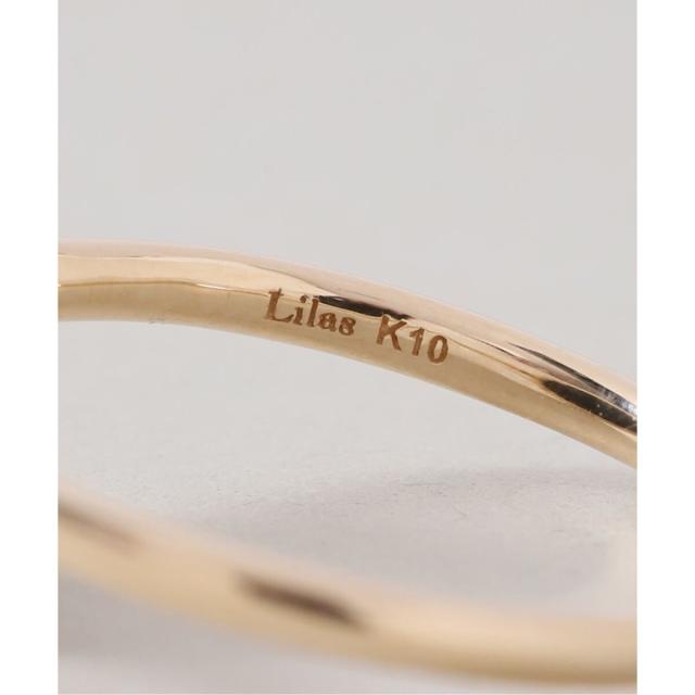 リラバイスピック＆スパン（Lilas by Spick and Span）/《WEB限定》スライスオニキスサークルリング K10_11