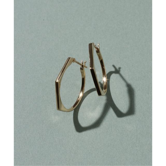 lilas 2ラインクロスバーピアス K10 2ラインクロスバーピアス K10(両耳)（ピアス（両耳用））｜Lilas