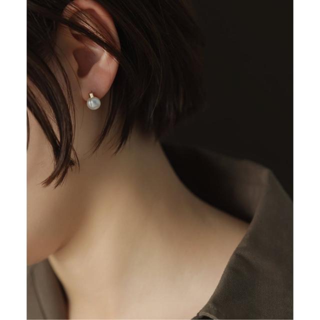 lilas K10 パール フープ ピアス ゴールド スピックアンドスパン リラ