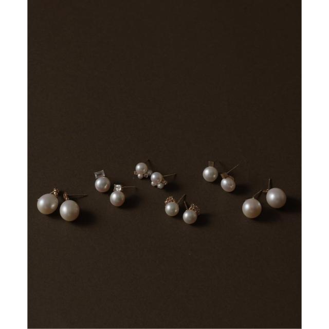 リラバイスピック＆スパン（Lilas by Spick and Span）/ポテトパールキューブピアス K10（両耳）_5