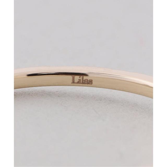 リラバイスピック＆スパン（Lilas by Spick and Span）/オーバルホワイトトパーズカットリング K10_8