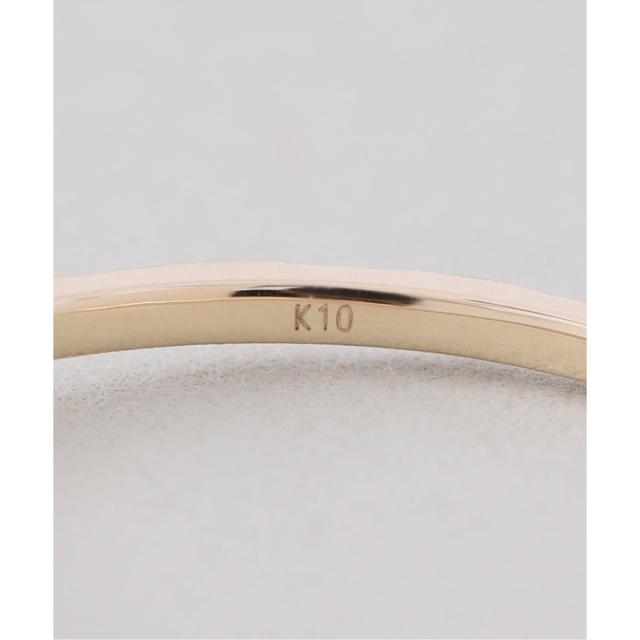 リラバイスピック＆スパン（Lilas by Spick and Span）/オーバルホワイトトパーズカットリング K10_9