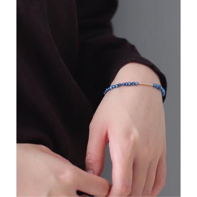 リラバイスピック＆スパン（Lilas by Spick and Span）/ミラーボール*サザレインディゴパールブレスレット K10