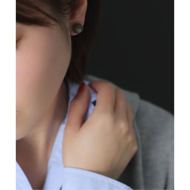 リラバイスピック＆スパン（Lilas by Spick and Span）/ラウンド*キューブカラーストーンピアス K10（両耳）