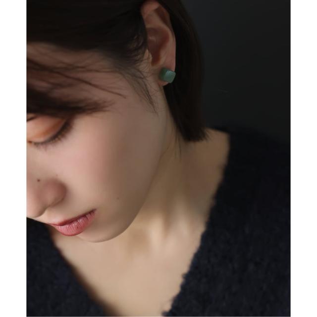 リラバイスピック＆スパン（Lilas by Spick and Span）/ラウンド*キューブカラーストーンピアス K10（両耳）_16
