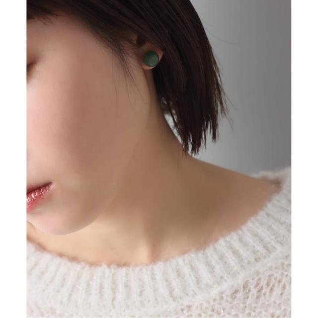 リラバイスピック＆スパン（Lilas by Spick and Span）/ラウンド*キューブカラーストーンピアス K10（両耳）_19