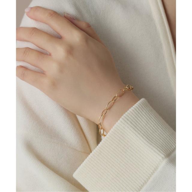 リラバイスピック＆スパン（Lilas by Spick and Span）/オーバルチェーンブレスレット K18