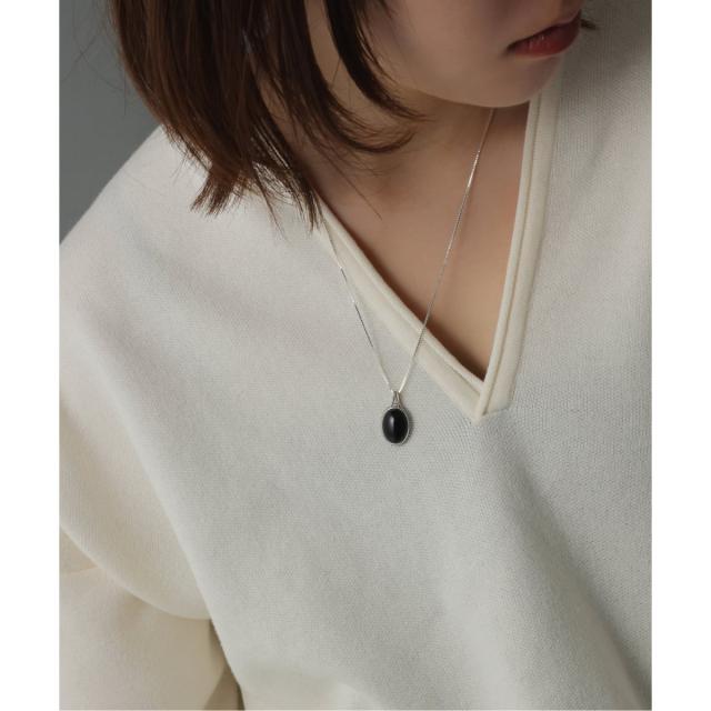 リラバイスピック＆スパン（Lilas by Spick and Span）/【SAMH by LILAS】オニキスネックレス SV_1