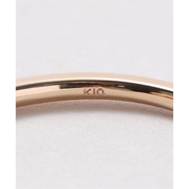 リラバイスピック＆スパン（Lilas by Spick and Span）/ホワイトトパーズオーバルリング K10_11