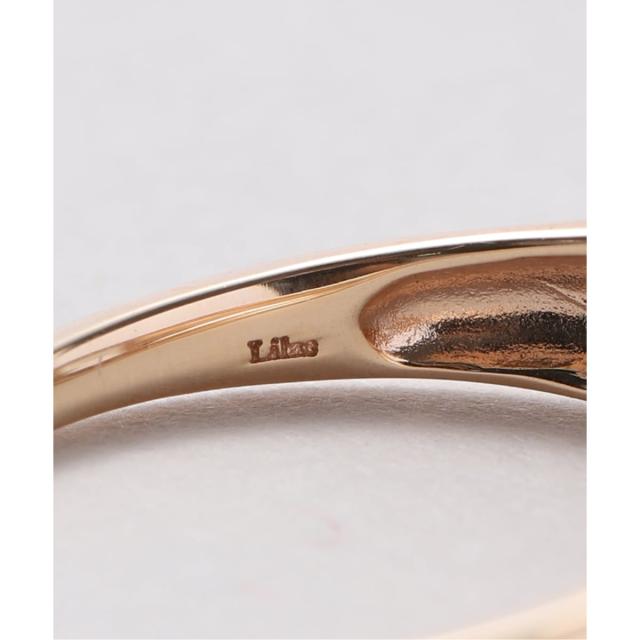リラバイスピック＆スパン（Lilas by Spick and Span）/ホワイトトパーズバゲットワイドリング K10_9