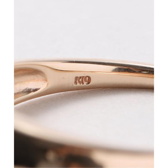 リラバイスピック＆スパン（Lilas by Spick and Span）/ホワイトトパーズバゲットワイドリング K10_10