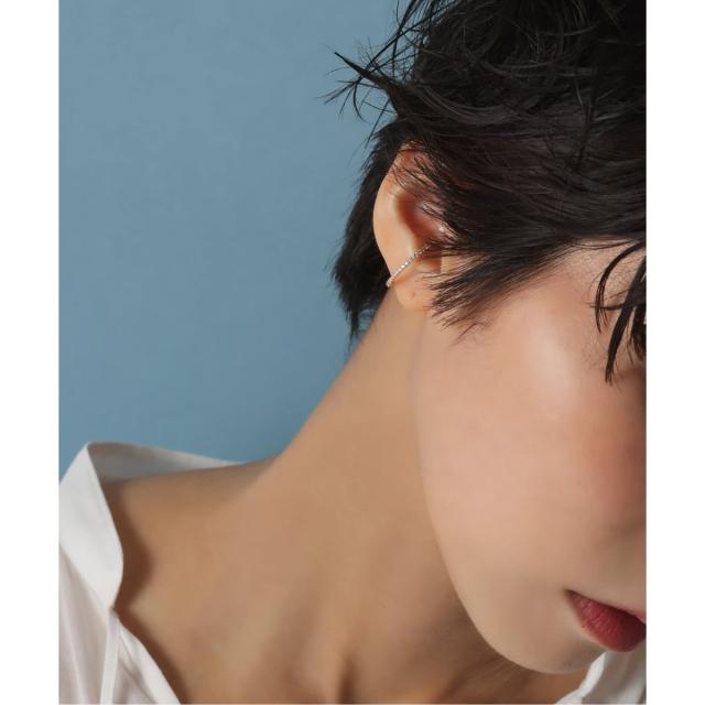 リラバイスピック＆スパン（Lilas by Spick and Span）/サークルダイヤイヤーカフ K10（片耳）