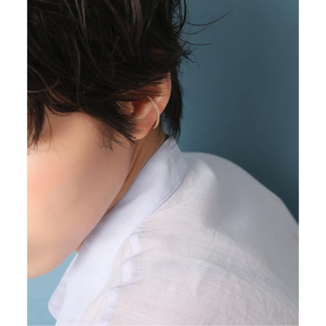 リラバイスピック＆スパン（Lilas by Spick and Span）/オーバルダイヤイヤーカフ K10（片耳）