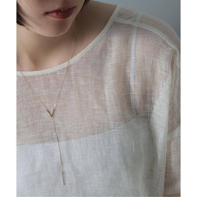 リラバイスピック＆スパン（Lilas by Spick and Span）/《予約》プレートYチェーンネックレス K10