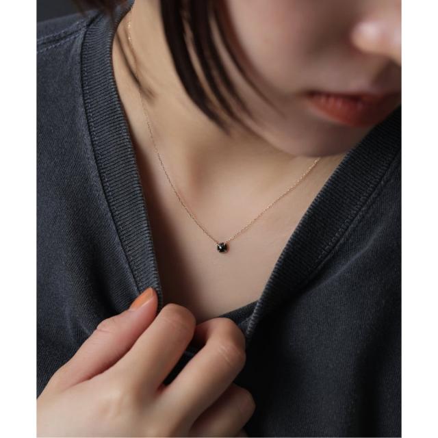 リラバイスピック＆スパン（Lilas by Spick and Span）/ブラックダイヤローズカットネックレス K10