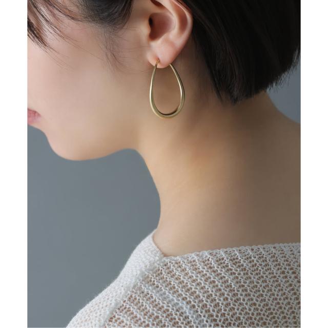 リラバイスピック＆スパン（Lilas by Spick and Span）/《WEB限定》【SAMH by LILAS】ウェーブフープピアスK18GP（両耳）_2