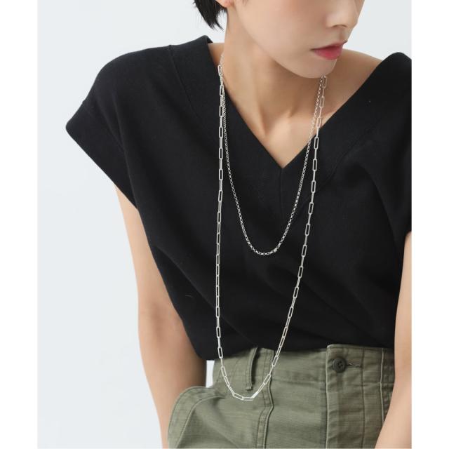 リラバイスピック＆スパン（Lilas by Spick and Span）/【SAMH by LILAS】ラウンドチェーン60cmネックレス SV_10