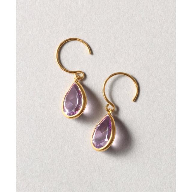 リラバイスピック＆渡り間（Lilas by Spick and Span）/《WEB押さえる》【SAMH by LILAS】ピンクアメジストピアス SVK18GP（両耳）