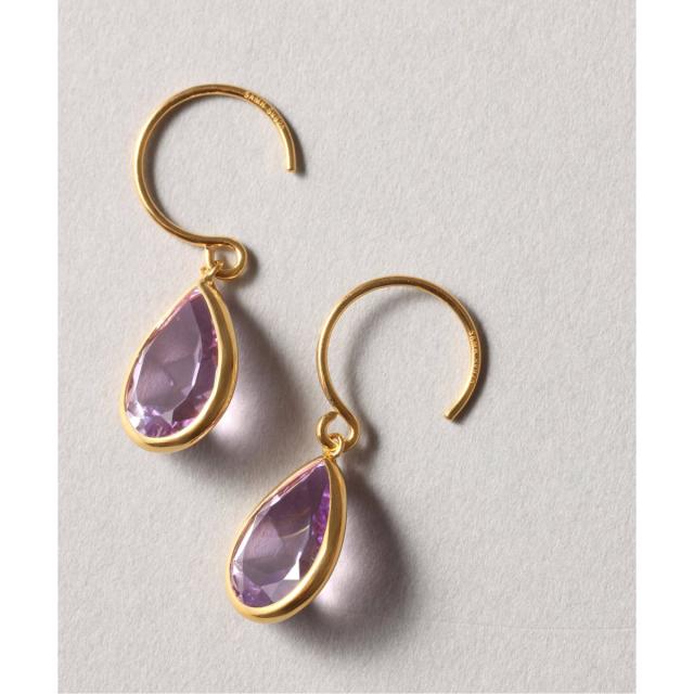 リラバイスピック＆渡り間（Lilas by Spick and Span）/《WEB押さえる》【SAMH by LILAS】ピンクアメジストピアス SVK18GP（両耳）
