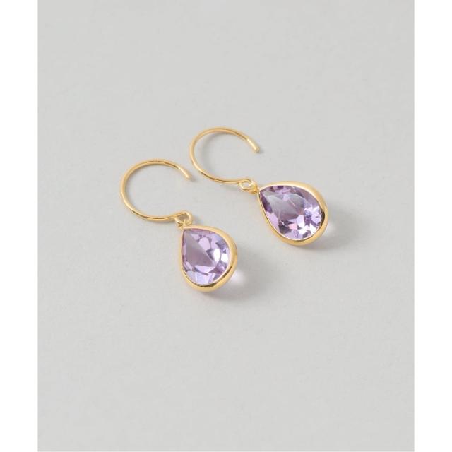 リラバイスピック＆渡り間（Lilas by Spick and Span）/《WEB押さえる》【SAMH by LILAS】ピンクアメジストピアス SVK18GP（両耳）