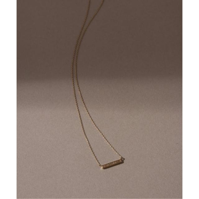 リラバイスピック＆スパン（Lilas by Spick and Span）/《WEB限定予約》ボックスダイヤ12mmバーネックレス K10