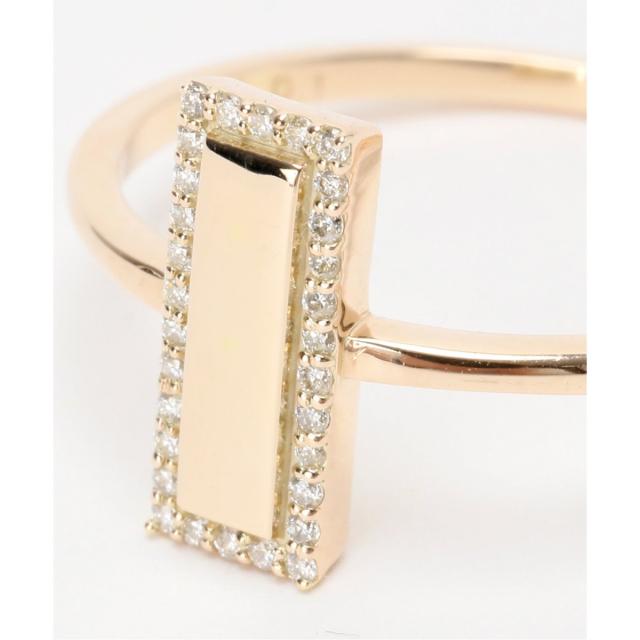 lilas スピックアンドスパン　フクリン　18k ダイヤリング　13号 lilas スピックアンドスパンフクリン18k ダイヤリング13号