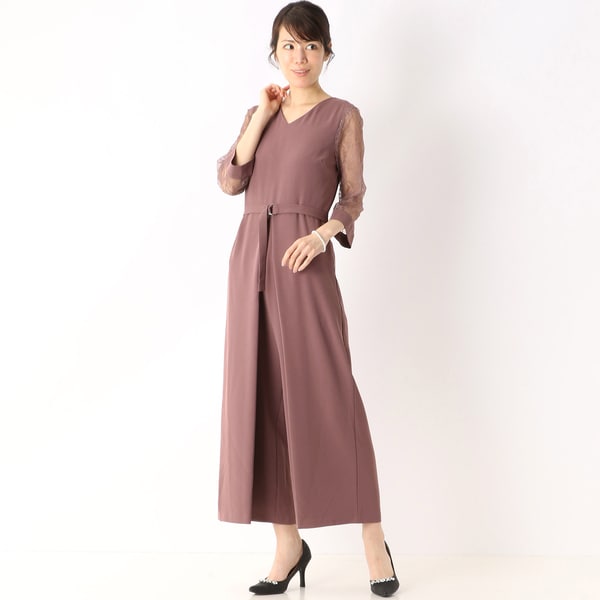【NEW】エー・アール アザレアローズ/袖付きオールインワン（結婚式/二次会/謝恩会/パーティー）