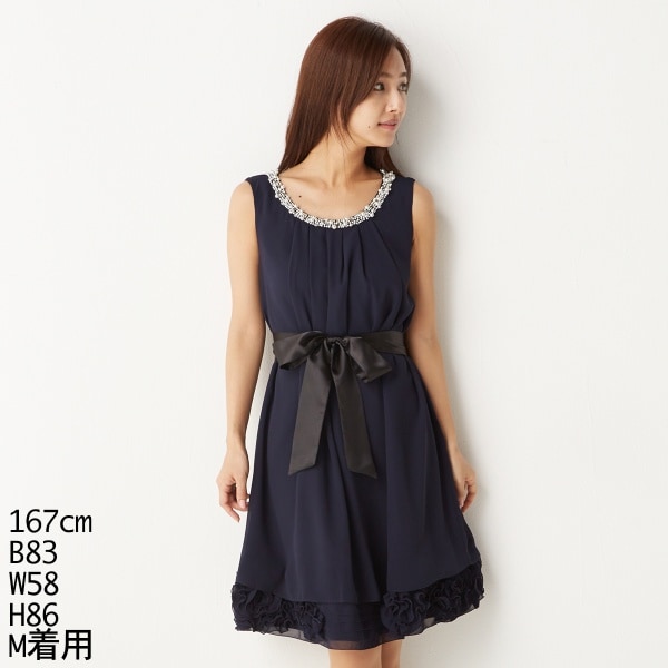 エー・アール　アザレアローズ（A・R Azalea Rose）/【カタログ掲載】【2WAY】裾フラワーモチーフブライダルドレス（結婚式/二次会/謝… エー・アール アザレアローズ（A・R Azalea Rose）/【カタログ掲載