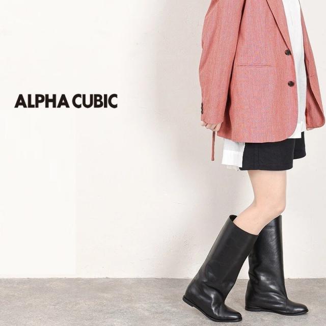 アルファ キュービック（ALPHA CUBIC）/【本革】ワイドシャフト