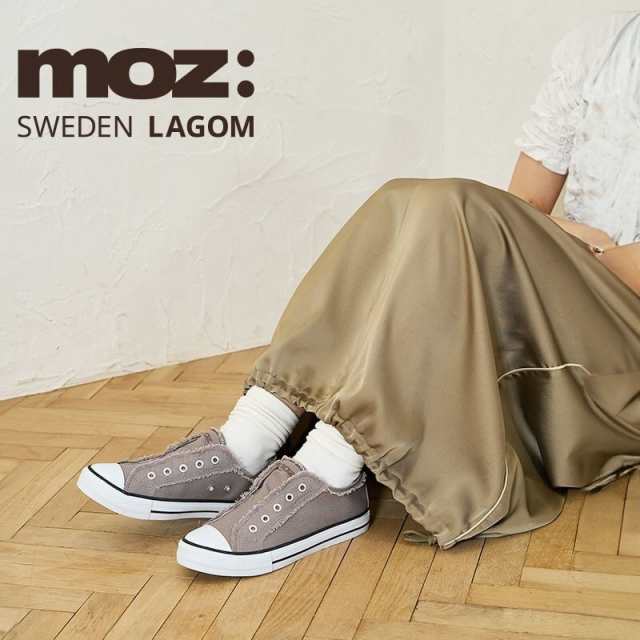 モズ（moz）/【25春夏再入荷】MOZ モズ紐なしスリッポン
