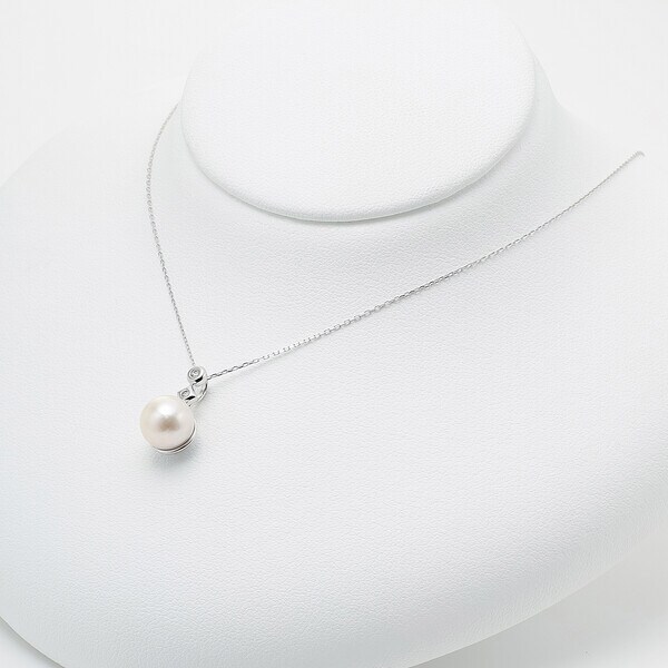 エステール（ESTELLE）/6月誕生石 K10 ホワイトゴールド あこや真珠