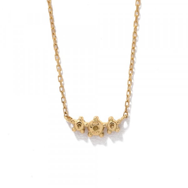 エステール（ESTELLE）/K18 イエローゴールド ダイヤモンド ネックレス（0．1ct）_1
