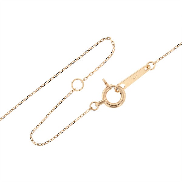 エステール（ESTELLE）/10月誕生石 K10 イエローゴールド ピンクオパール プレシオサウルス ネックレス_2