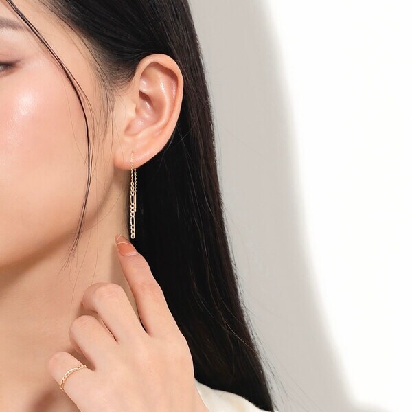 エステール（ESTELLE）/【WEB押さえる】K10 黄色ゴールド アメリカン ピアス