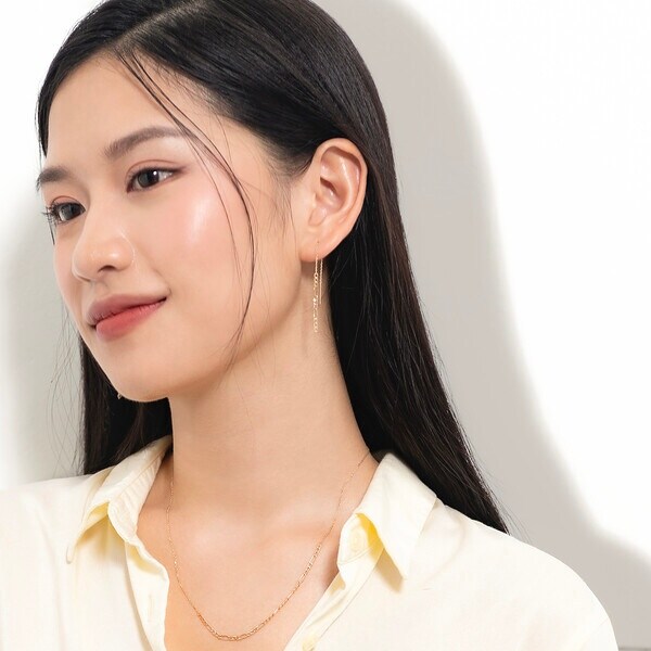 エステール（ESTELLE）/【WEB押さえる】K10 黄色ゴールド アメリカン ピアス