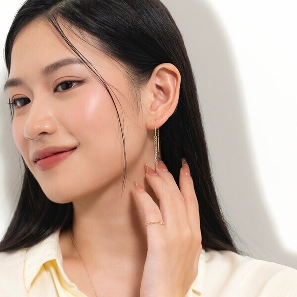 エステール（ESTELLE）/【WEB押さえる】K10 黄色ゴールド アメリカン ピアス