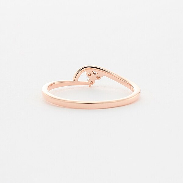 エステール（ESTELLE）/K10 ピンクゴールド ダイヤモンド リング