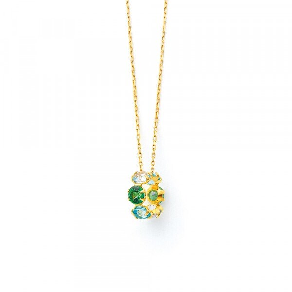 エステール（ESTELLE）/11月誕生石 K10 イエローゴールド トパーズ ネックレスの通販は 19,800円