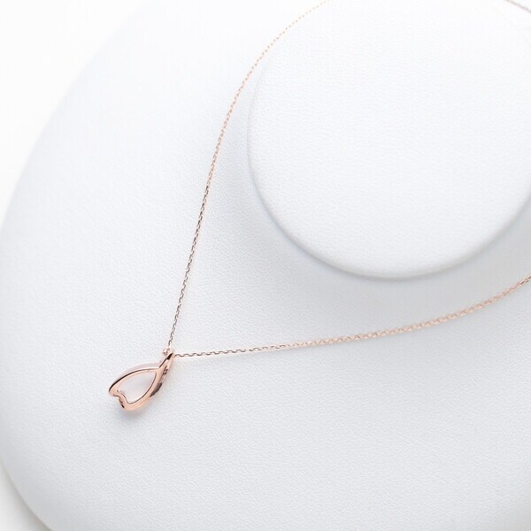 エステール（ESTELLE）/【WEB限定】K10 ピンクゴールド ローズクォーツ さくら ネックレス_3