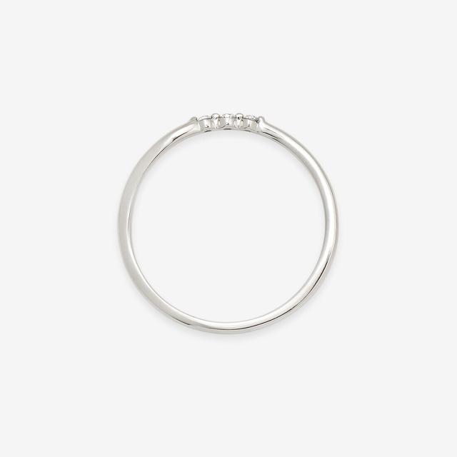 エステール（ESTELLE）/K10 ホワイトゴールド ダイヤモンド リング