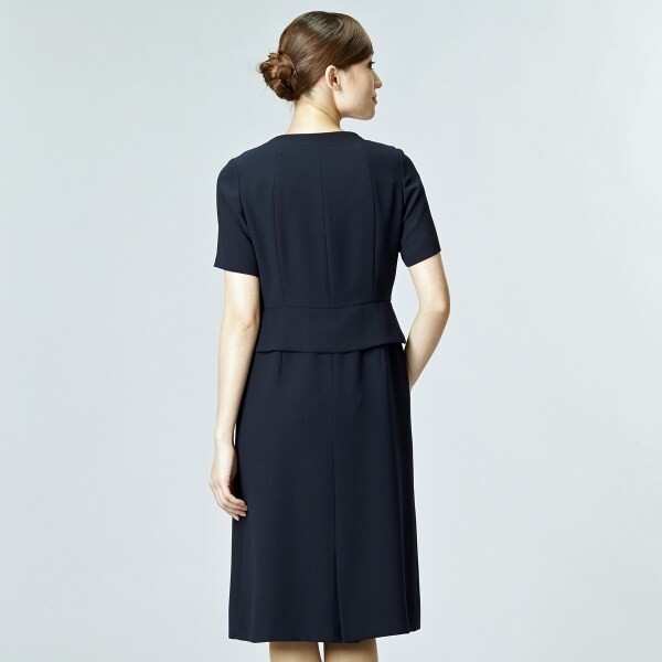 ソリテール/【お受験ワンピース】授乳対応・前開きお受験ワンピース